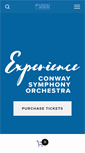 Mobile Screenshot of conwaysymphony.org